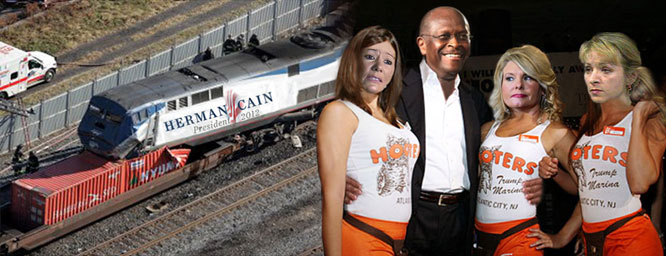 Cain train mounts sexy Atlanta boxcar.