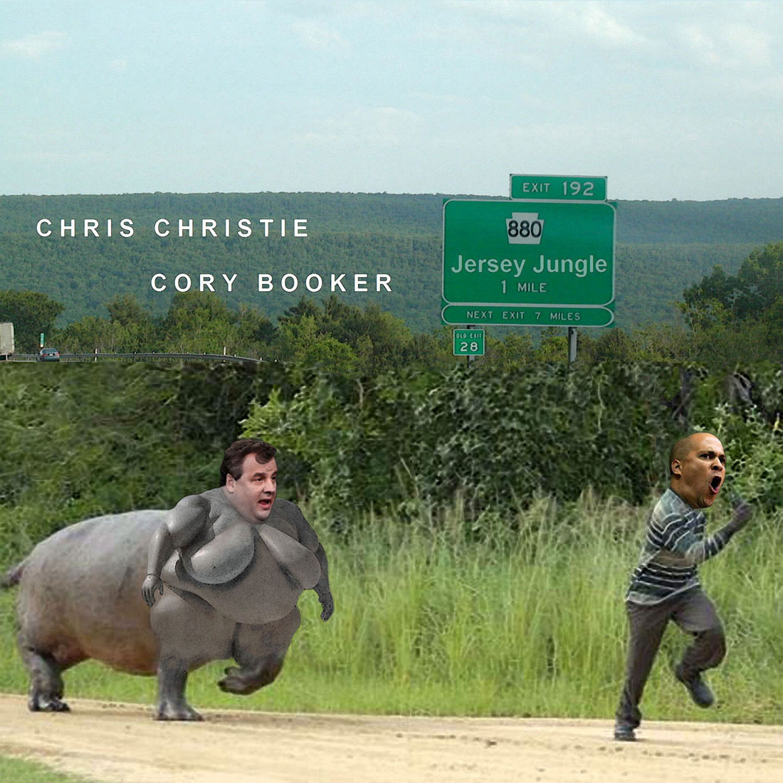 JERSEY JUNGLE starring Chris Christie and Cory Booker
