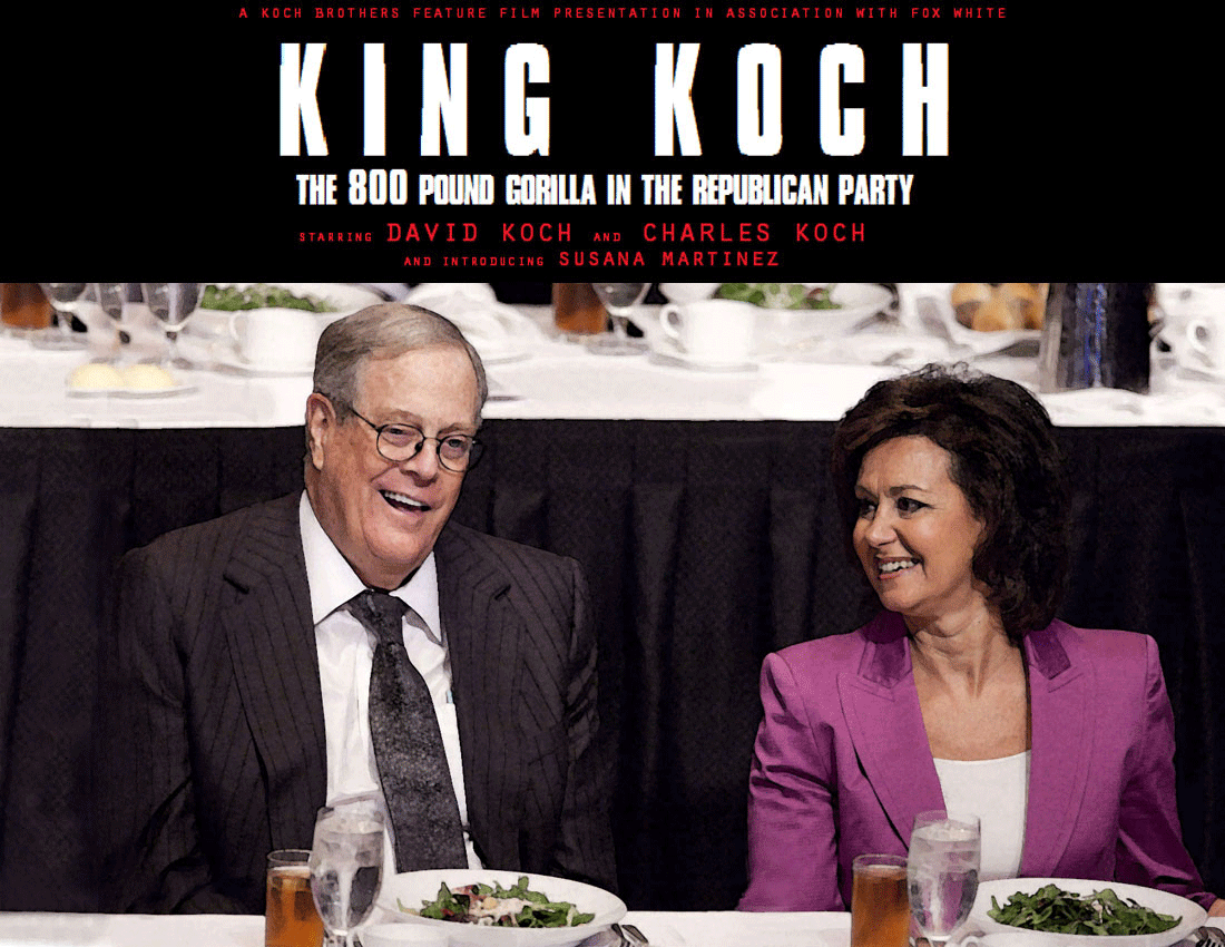 KING KOCH - THE 800 POUND GORILLA IN THE REPUBLICAN PARTY