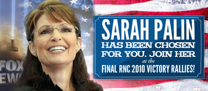 Sarah Palin is unofficially the chosen one.