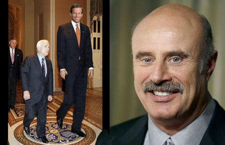 Dr. Phil explains why McCain chose Palin instead of Thune.