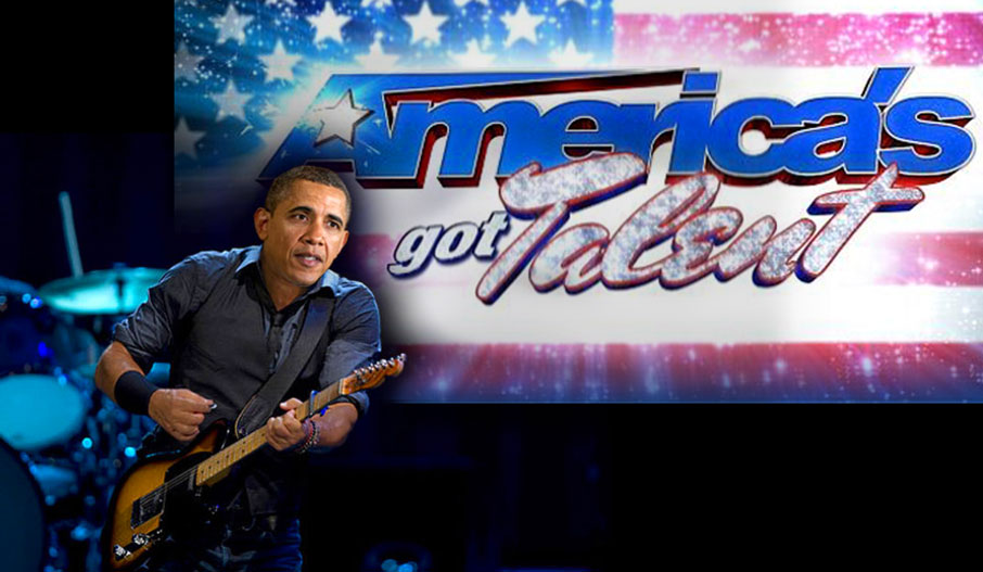 Obama wows judges on America's Got Talent.