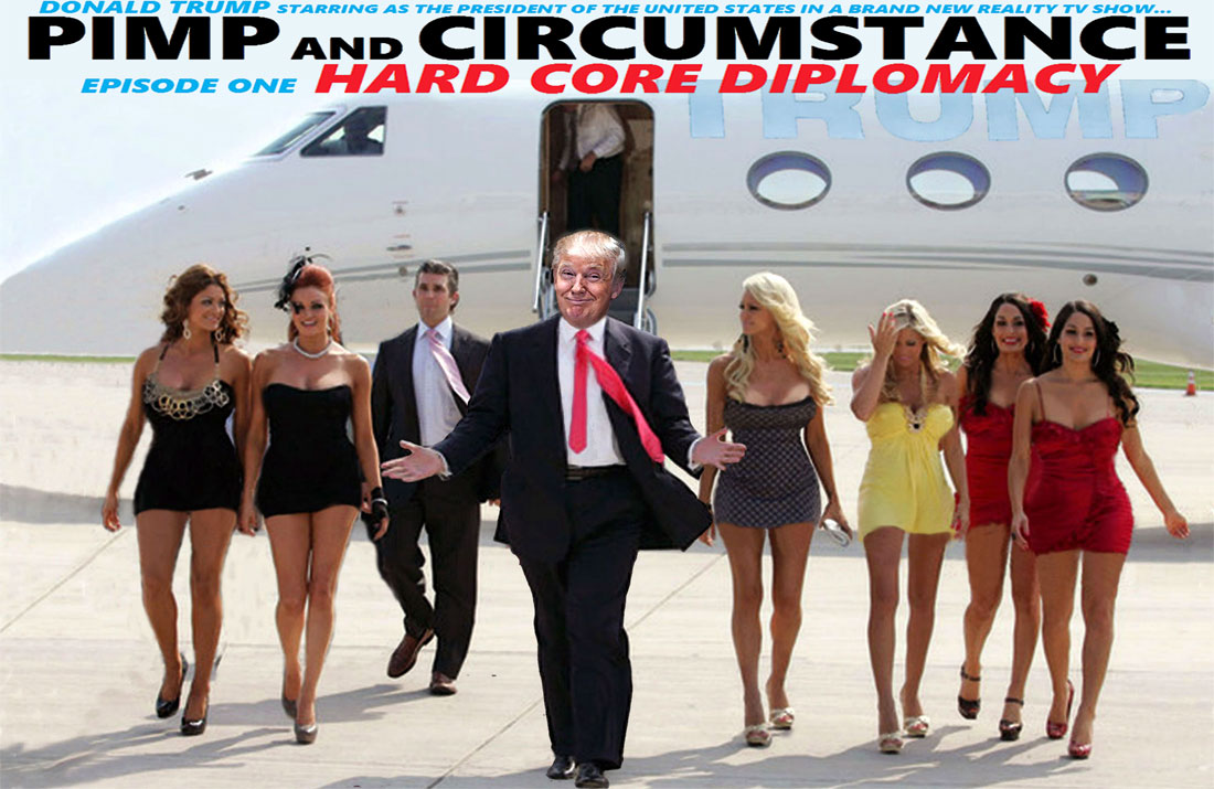 DONALD TRUMP starring in PIMP AND CIRCUMSTANCE
